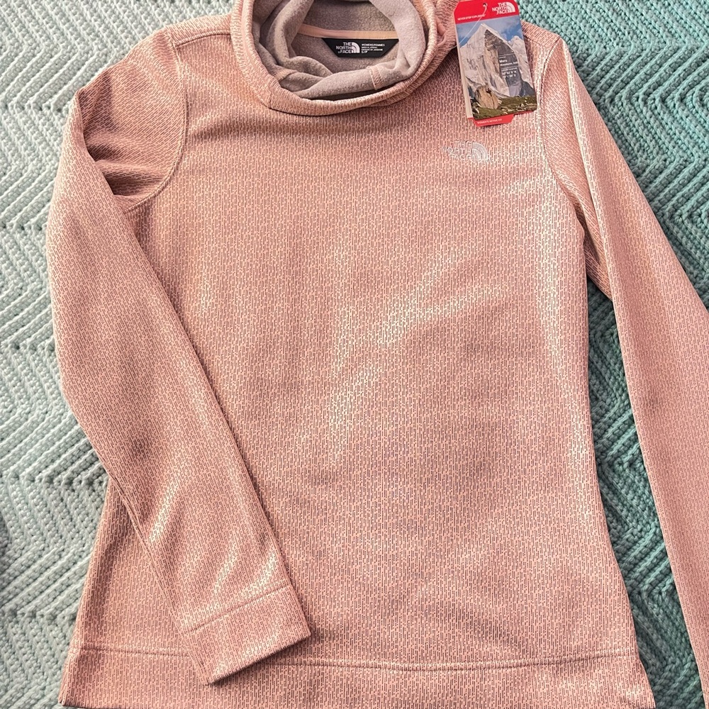 The North Face Pink Cowl Neck Sweater